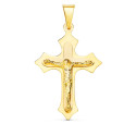 18K CRUZ ORO AMARILLO CON CRISTO EN BRILLO 32X22 MM 18K CRUZ ORO AMARILLO CON CRISTO EN BRILLO 32X22 MM