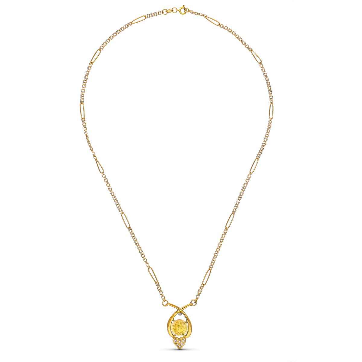 18K GARGANTILLA ORO AMARILLO ENAMORADOS 48 CM