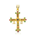 18K CRUZ ORO AMARILLO DE COVADONGA O VICTORIA PEQUEÑA 28X24 MM 18K CRUZ ORO AMARILLO DE COVADONGA O VICTORIA PEQUEÑA 28X24 MM
