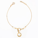 18K PULSERA ORO AMARILLO ESLABON Y CADENA FORZADA MOTIVO CORAZON. LARGO: 19CM 18K PULSERA ORO AMARILLO ESLABON Y CADENA FORZADA MOTIVO CORAZON. LARGO: 19CM