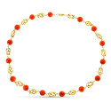 18K GARGANTILLA ORO AMARILLO JAULA CORAL FINO JAPONES 9-9.5 MM 50CM 18K GARGANTILLA ORO AMARILLO JAULA CORAL FINO JAPONES 9-9.5 MM 50CM