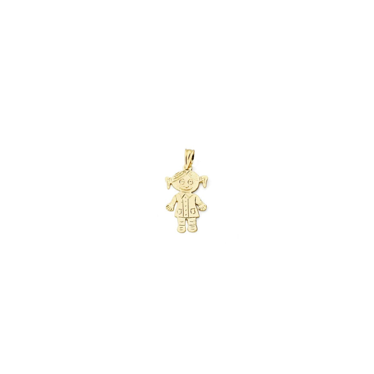 18K COLGANTE ORO AMARILLO NIÑA 20X11 MM