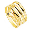 18K SORTIJA ORO AMARILLO SERPIENTE CUERPO 3 VUELTAS OJOS ZAFIRO. ANCHO: 15 MM 18K SORTIJA ORO AMARILLO SERPIENTE CUERPO 3 VUELTAS OJOS ZAFIRO. ANCHO: 15 MM
