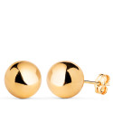 9K PENDIENTES ORO AMARILLO BOLA LISA 10 MM CIERRE PRESION 9K PENDIENTES ORO AMARILLO BOLA LISA 10 MM CIERRE PRESION