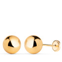 9K PENDIENTES ORO AMARILLO BOLA LISA 12MM TUERCA 9K PENDIENTES ORO AMARILLO BOLA LISA 12MM TUERCA