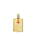 9K PLACA CHAPA COLGANTE ORO AMARILLO GRUPO SANGUINEO RH. MEDIDA: 16X11 MM 9K PLACA CHAPA COLGANTE ORO AMARILLO GRUPO SANGUINEO RH. MEDIDA: 16X11 MM