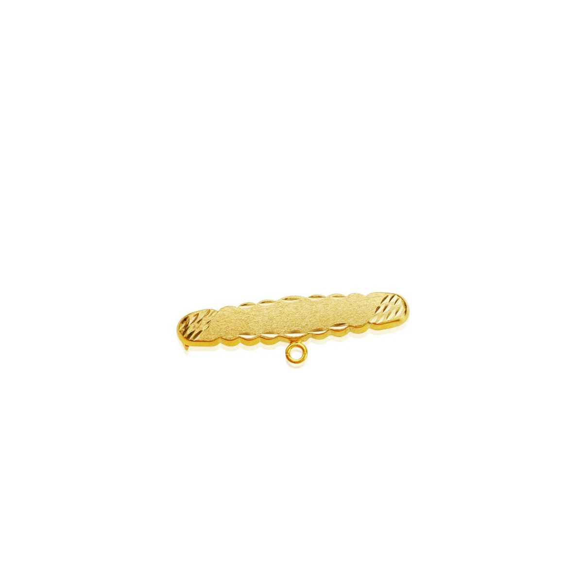 9K ALFILER ORO AMARILLO BEBE 30X8 MM