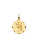 9K MEDALLA ORO AMARILLO VIRGEN NIÑA PERFIL TALLADA. MEDIDA: 16 MM 9K MEDALLA ORO AMARILLO VIRGEN NIÑA PERFIL TALLADA. MEDIDA: 16 MM