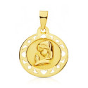 9K MEDALLA ORO AMARILLO VIRGEN NIÑA 18 MM 9K MEDALLA ORO AMARILLO VIRGEN NIÑA 18 MM