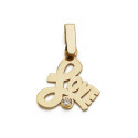9K COLGANTE ORO AMARILLO LOVE 18X16 MM 9K COLGANTE ORO AMARILLO LOVE 18X16 MM