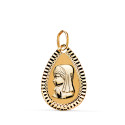 9K MEDALLA ORO AMARILLO VIRGEN NIÑA LAGRIMA TALLADA MATE Y BRILLO. MEDIDA: 20X13 MM 9K MEDALLA ORO AMARILLO VIRGEN NIÑA LAGRIMA TALLADA MATE Y BRILLO. MEDIDA: 20X13 MM