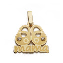 9K COLGANTE ORO AMARILLO MADRE. 18X17 MM 9K COLGANTE ORO AMARILLO MADRE. 18X17 MM