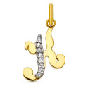 9K COLGANTE LETRA K CON CIRCONITA ORO AMARILLO 15X12 MM 9K COLGANTE LETRA K CON CIRCONITA ORO AMARILLO 15X12 MM