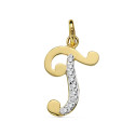 9K COLGANTE ORO AMARILLO LETRA T CIRCONITA 17 X 11 MM 9K COLGANTE ORO AMARILLO LETRA T CIRCONITA 17 X 11 MM