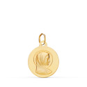 9K MEDALLA ORO AMARILLO MARIA FRANCESA MATIZADA. MEDIDA: 16 MM 9K MEDALLA ORO AMARILLO MARIA FRANCESA MATIZADA. MEDIDA: 16 MM