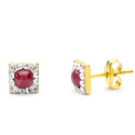 9K PENDIENTES ORO AMARILLO CUADRADO PIEDRA CABUJON REDONDO 4 MM Y CIRCONITAS 6X6 MM. CIERRE PRESION 9K PENDIENTES ORO AMARILLO CUADRADO PIEDRA CABUJON REDONDO 4 MM Y CIRCONITAS 6X6 MM. CIERRE PRESION
