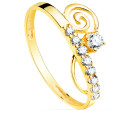 9K SORTIJA ORO AMARILLO MCON CIRCONITAS. ANCHO: 9 MM 9K SORTIJA ORO AMARILLO MCON CIRCONITAS. ANCHO: 9 MM