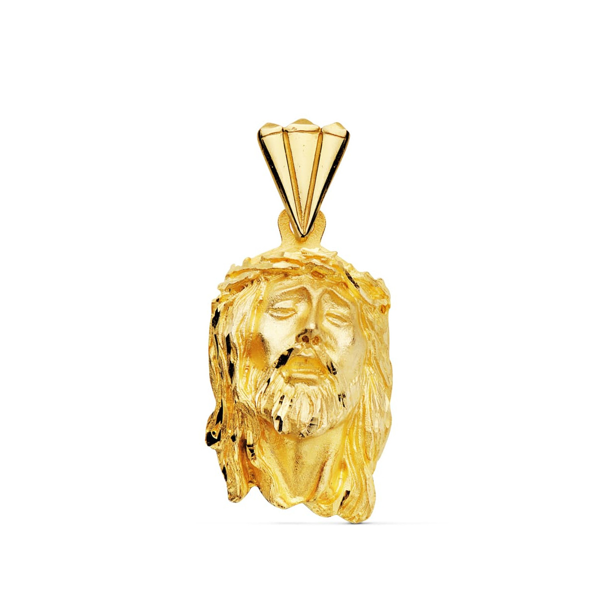 9K COLGANTE ORO AMARILLO CABEZA DE CRISTO  9K 32X18 MM