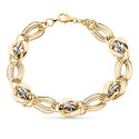 9K PULSERA ORO AMARILLO HUECA 20CM 9K PULSERA ORO AMARILLO HUECA 20CM