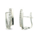 9K PENDIENTES CIRCONITA ORO BLANCO CATALAN 15X6 MM 9K PENDIENTES CIRCONITA ORO BLANCO CATALAN 15X6 MM