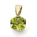 9K COLGANTE ORO AMARILLO OLIVINA 1.95 QTS CON 6 GARRAS 8X8 MM 9K COLGANTE ORO AMARILLO OLIVINA 1.95 QTS CON 6 GARRAS 8X8 MM