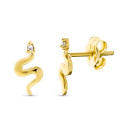 9K PENDIENTES ORO AMARILLO SERPIENTE CON CIRCONITA. MEDIDA: 9 X 4,5MM. CIERRE PRESION 9K PENDIENTES ORO AMARILLO SERPIENTE CON CIRCONITA. MEDIDA: 9 X 4,5MM. CIERRE PRESION