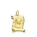 9K COLGANTE PERGAMINO ORO AMARILLO VIRGEN NIÑA 18X12 MM 9K COLGANTE PERGAMINO ORO AMARILLO VIRGEN NIÑA 18X12 MM