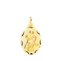9K MEDALLA ORO AMARILLO SAN CRISTOBAL OVAL TALLADO 20X13 MM 9K MEDALLA ORO AMARILLO SAN CRISTOBAL OVAL TALLADO 20X13 MM
