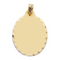 9K PLACA CHAPA OVAL ORO AMARILLO MATE TALLADA 34X23 MM 9K PLACA CHAPA OVAL ORO AMARILLO MATE TALLADA 34X23 MM