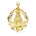 9K MEDALLA ORO AMARILLO ORLA VIRGEN DEL ROCIO. 40X33 MM 9K MEDALLA ORO AMARILLO ORLA VIRGEN DEL ROCIO. 40X33 MM