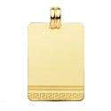 9K PLACA CHAPA LASER ORO AMARILLO GRECA 28X20 MM 9K PLACA CHAPA LASER ORO AMARILLO GRECA 28X20 MM
