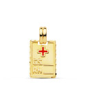 9K COLGANTE PLACA CHAPA ORO AMARILLO RH. 20X14 MM 9K COLGANTE PLACA CHAPA ORO AMARILLO RH. 20X14 MM