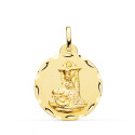 9K MEDALLA ORO AMARILLO VIRGEN DE LAS ANGUSTIAS TALLADA 24 MM 9K MEDALLA ORO AMARILLO VIRGEN DE LAS ANGUSTIAS TALLADA 24 MM