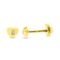 9K PENDIENTES ORO AMARILLO CORAZON DIAMANTES 0.016 CTS SI-H 4 MM TUERCA 9K PENDIENTES ORO AMARILLO CORAZON DIAMANTES 0.016 CTS SI-H 4 MM TUERCA