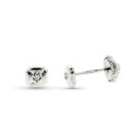 9K PENDIIENTES ORO BLANCO TREBOL DIAMANTES 0.03 CTS SI-H 4 MM TUERCA 9K PENDIIENTES ORO BLANCO TREBOL DIAMANTES 0.03 CTS SI-H 4 MM TUERCA