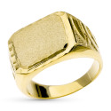 9K SELLO ORO AMARILLO CABALLERO FORRADO RECTANGULAR. ZONA GRABADO: 9X19 MM 9K SELLO ORO AMARILLO CABALLERO FORRADO RECTANGULAR. ZONA GRABADO: 9X19 MM