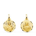 9K ESCAPULARIO ORO AMARILLO TALLADO VIRGEN DEL CARMEN CORAZON DE JESUS 16 MM 9K ESCAPULARIO ORO AMARILLO TALLADO VIRGEN DEL CARMEN CORAZON DE JESUS 16 MM