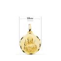 9K ESCAPULARIO ORO AMARILLO TALLADO VIRGEN DEL CARMEN CORAZON DE JESUS 16 MM 9K ESCAPULARIO ORO AMARILLO TALLADO VIRGEN DEL CARMEN CORAZON DE JESUS 16 MM