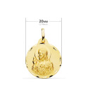 9K ESCAPULARIO ORO AMARILLO TALLADO VIRGEN DEL CARMEN Y CORAZON DE JESUS 20 MM 9K ESCAPULARIO ORO AMARILLO TALLADO VIRGEN DEL CARMEN Y CORAZON DE JESUS 20 MM