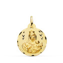 9K ESCAPULARIO ORO AMARILLO TALLADO VIRGEN DEL CARMEN Y CORAZON DE JESUS 22 MM 9K ESCAPULARIO ORO AMARILLO TALLADO VIRGEN DEL CARMEN Y CORAZON DE JESUS 22 MM