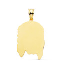 9K COLGANTE ORO AMARILLO CABEZA DE CRISTO  ESTAMPADO. 30X19 MM
