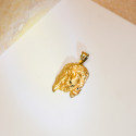 9K COLGANTE ORO AMARILLO CABEZA DE CRISTO  ESTAMPADO. 30X19 MM