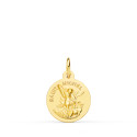 9K MEDALLA ORO AMARILLO SAINT MICHEL 14 MM 9K MEDALLA ORO AMARILLO SAINT MICHEL 14 MM