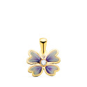 18K COLGANTE ORO AMARILLO MARIPOSA AZUL CON CIRCONITA. 11,5 X 9,5 MM 18K COLGANTE ORO AMARILLO MARIPOSA AZUL CON CIRCONITA. 11,5 X 9,5 MM