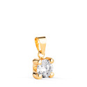 18K COLGANTE ORO AMARILLO CON CIRCONITA 6MM CON 4 GARRAS. ANCHO: 6,5 MM. 18K COLGANTE ORO AMARILLO CON CIRCONITA 6MM CON 4 GARRAS. ANCHO: 6,5 MM.