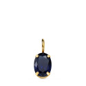 18K COLGANTE ORO AMARILLO OVAL PIEDRA COLOR AZUL 7 X 5 MM. 18K COLGANTE ORO AMARILLO OVAL PIEDRA COLOR AZUL 7 X 5 MM.