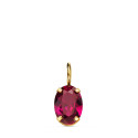 18K COLGANTE ORO AMARILLO OVAL PIEDRA COLOR ROJO 7 X 5 MM. 18K COLGANTE ORO AMARILLO OVAL PIEDRA COLOR ROJO 7 X 5 MM.
