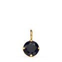18K COLGANTE ORO AMARILLO REDONDO CON PIEDRA COLOR AZUL. MEDIDA: 6 MM. 18K COLGANTE ORO AMARILLO REDONDO CON PIEDRA COLOR AZUL. MEDIDA: 6 MM.