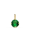 18K COLGANTE ORO AMARILLO REDONDO CON PIEDRA COLOR VERDE. MEDIDA: 6 MM. 18K COLGANTE ORO AMARILLO REDONDO CON PIEDRA COLOR VERDE. MEDIDA: 6 MM.