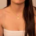 18K MEDALLA ORO AMARILLO ARBOL DE LA VIDA MATIZADA y BRILLO 16 MM 18K MEDALLA ORO AMARILLO ARBOL DE LA VIDA MATIZADA y BRILLO 16 MM